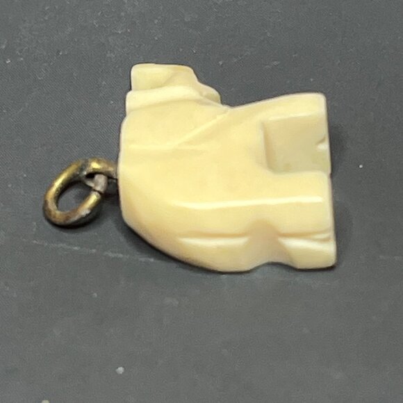 Vintage Miniature Elephant Charm Pendant Celluloid Cracker Jack Prize - Picture 3 of 6